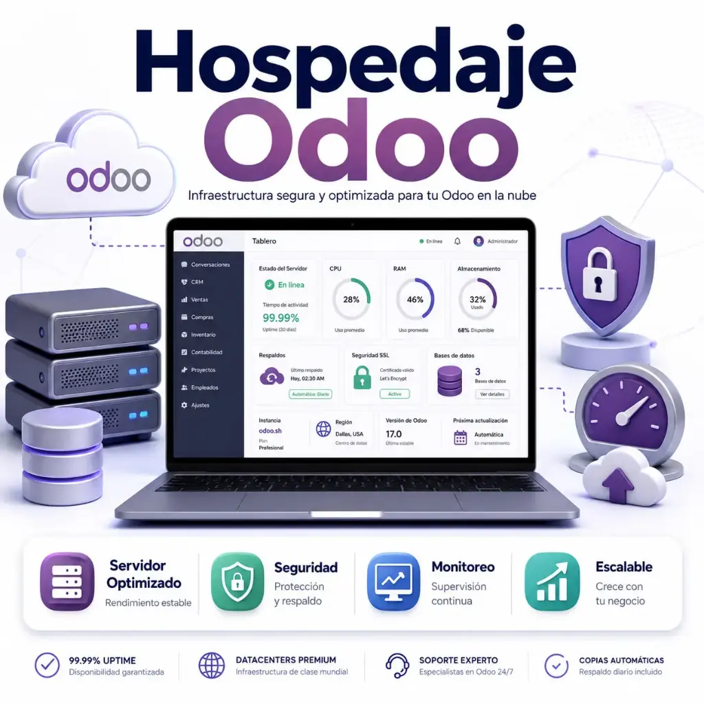 Hospedaje Odoo